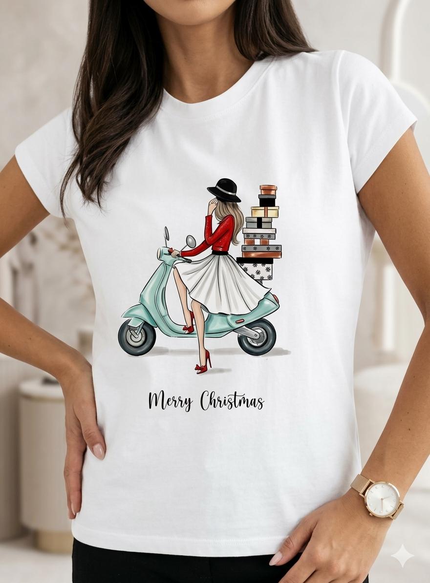T-shirt blanc à manches courtes différents motifs