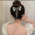 Pince à Cheveux Papillon Strass
